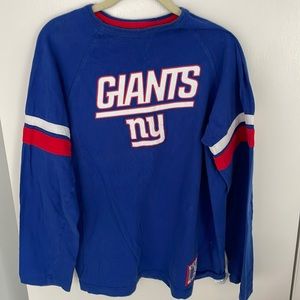 MAJESTIC Retro NY Giants Long Sleeve Tee